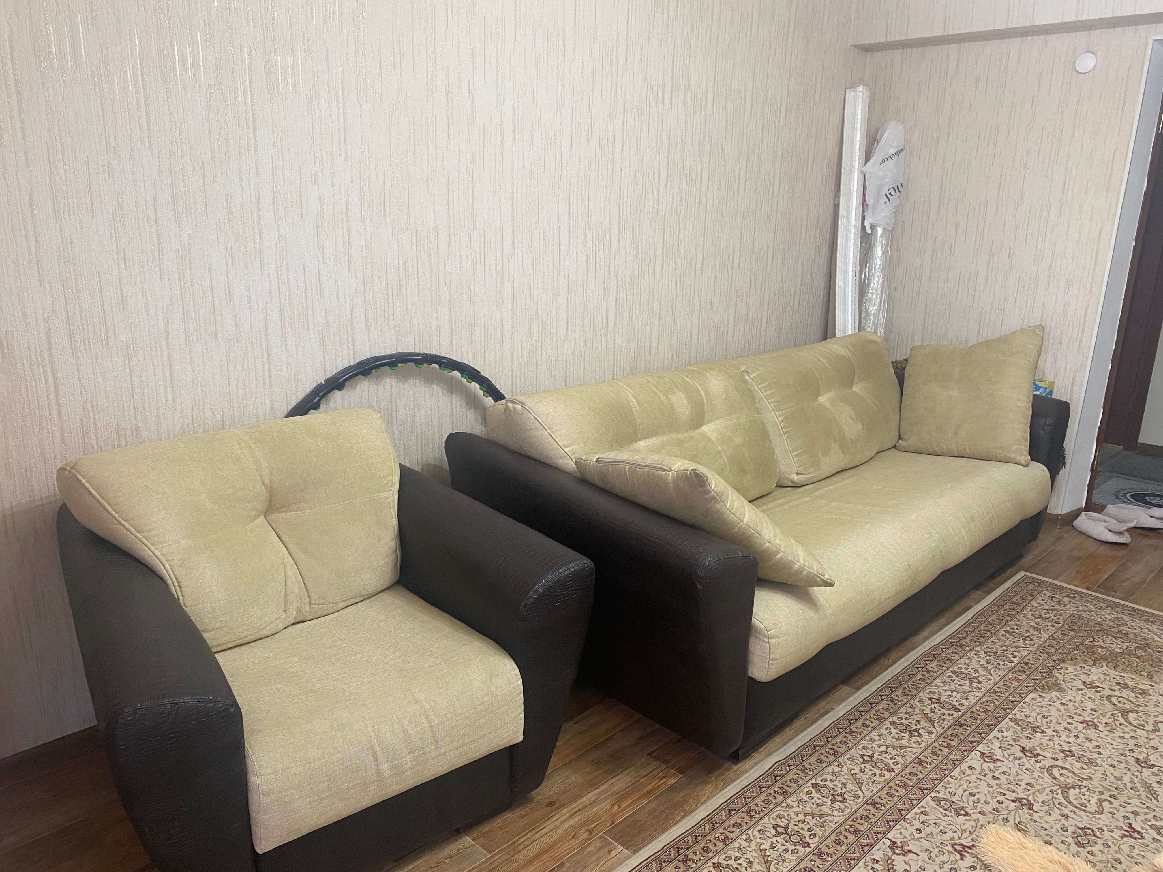 Продам диван и кресло