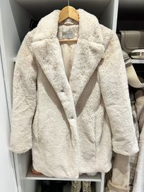 Дамско пухено палто-като ново