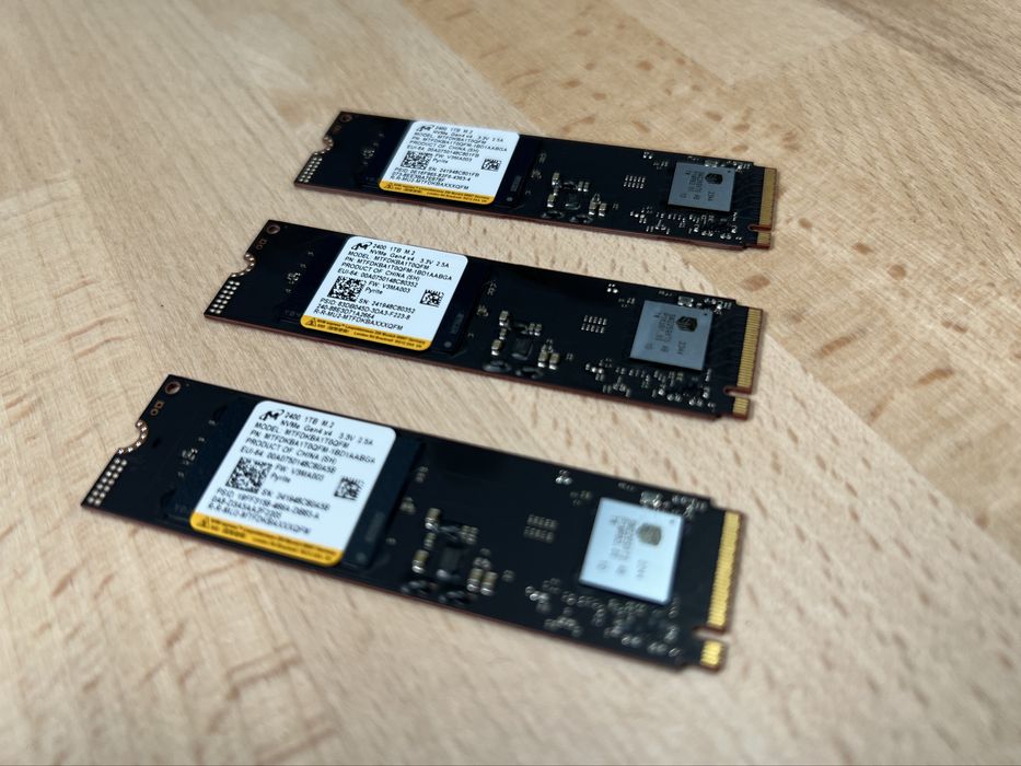 SSD NVMe PCIe 4.0 Micron 2400 – 1TB – stare impecabilă