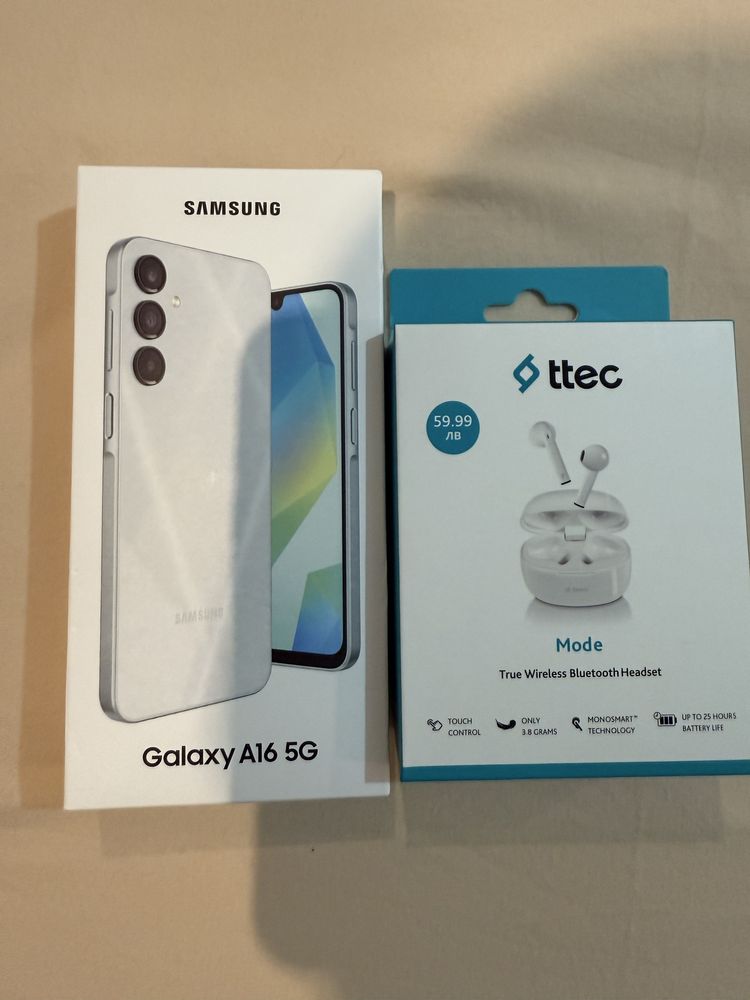 Samsung A16 5G 128 GB LIGHT GRAY DUAL SIM неразопакован