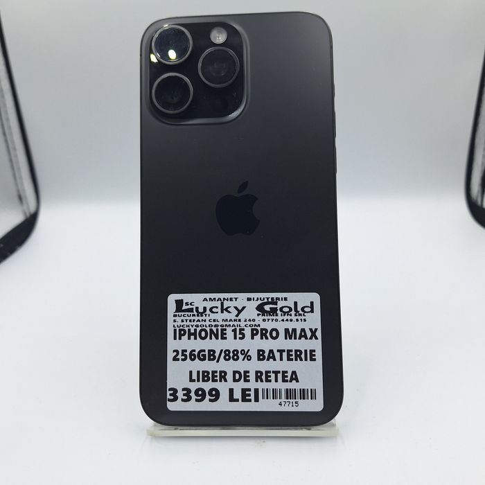 Iphone 15 Pro max 256 GB 88 Bat factura garanție #47715