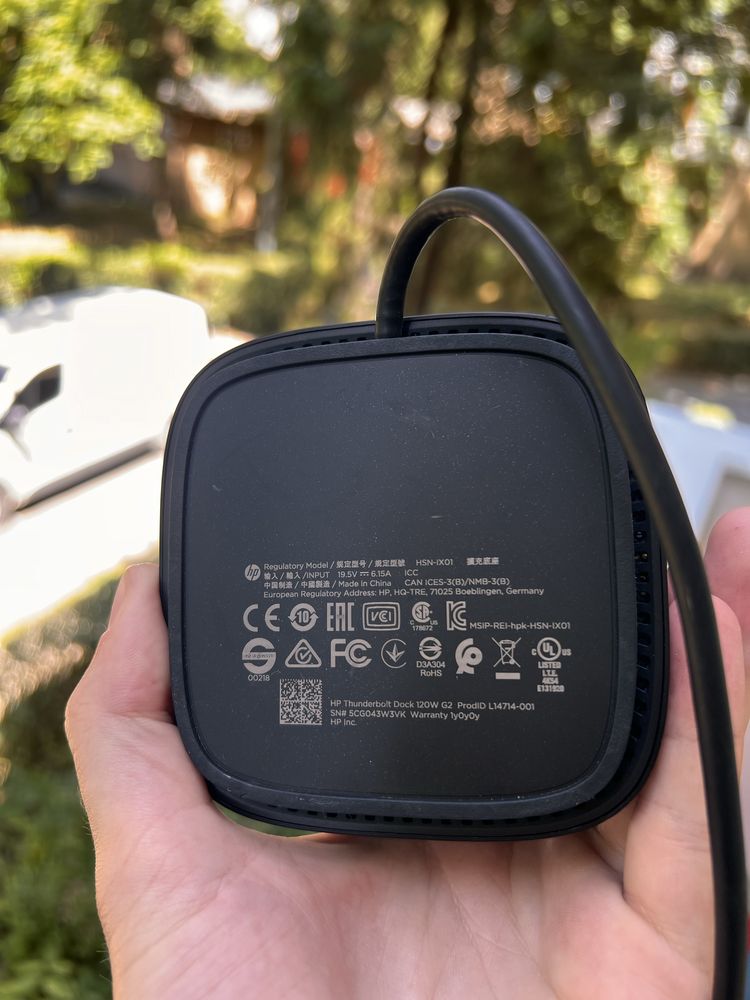 HP Thunderbolt gen2 / Docking/hub /adaptor