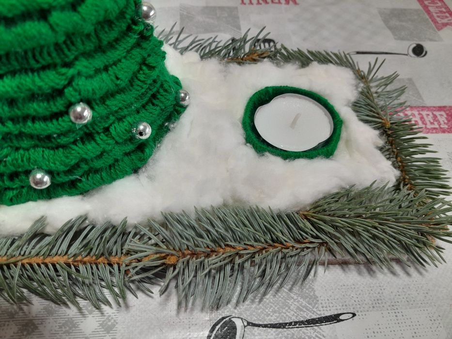 Decoratiune-suport lumanare