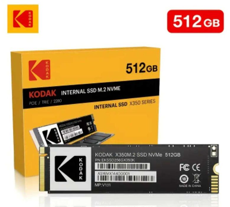 SSD M2,Kodak 512Gb+SSD 2.5"Kodak 512 Gb=250 ron,Laptop ,Ps5,Destop,Nou