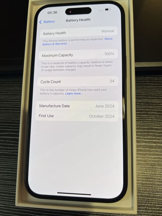 Като нов!! iPhone 15 / black / 512 gb