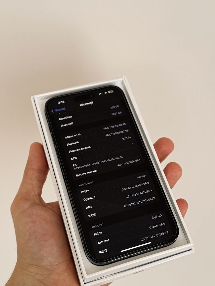 iPhone 14 PRO MAX la cutie / cu factura