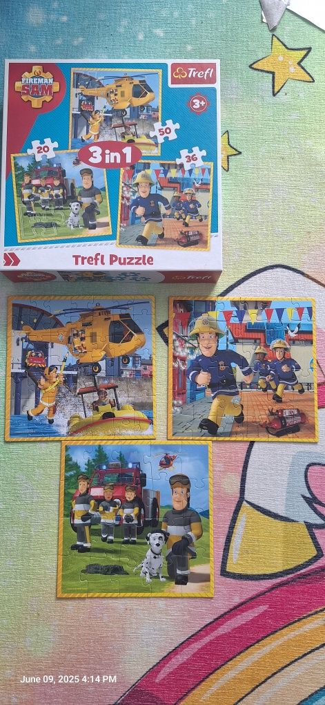Puzzle pompierul Sam