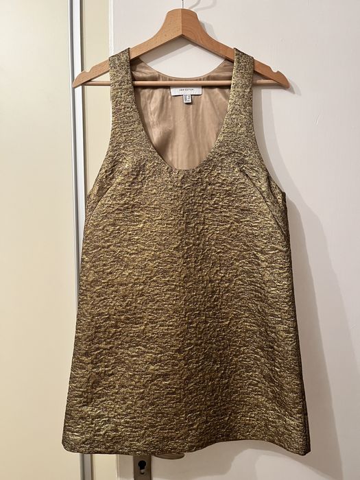 H&M edition златиста мини рокля