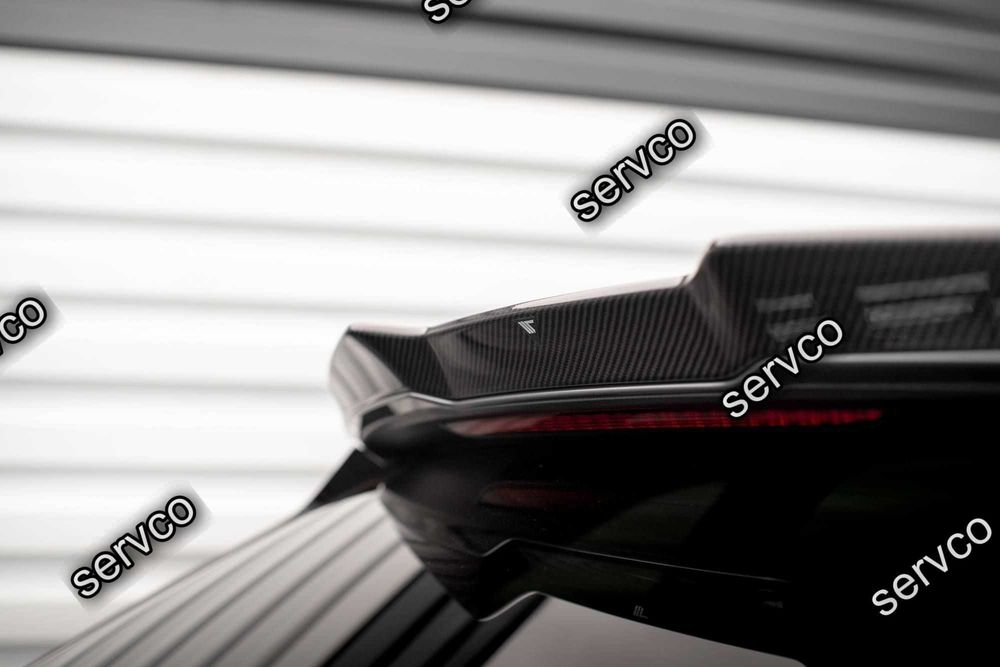 Eleron spoiler cap Audi RS6 C8 2019- v8 - Maxton Design Carbon