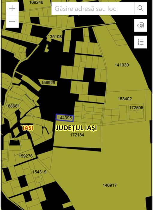 Iasi Bucium - Str. Teascului, teren de vanzare 1266 mp
