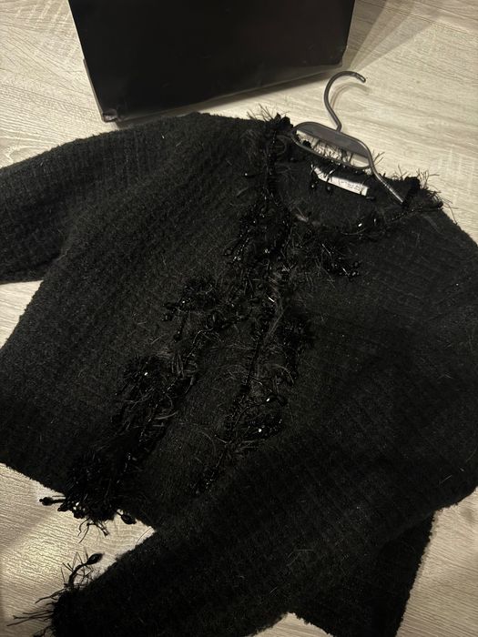 Черно сако букле