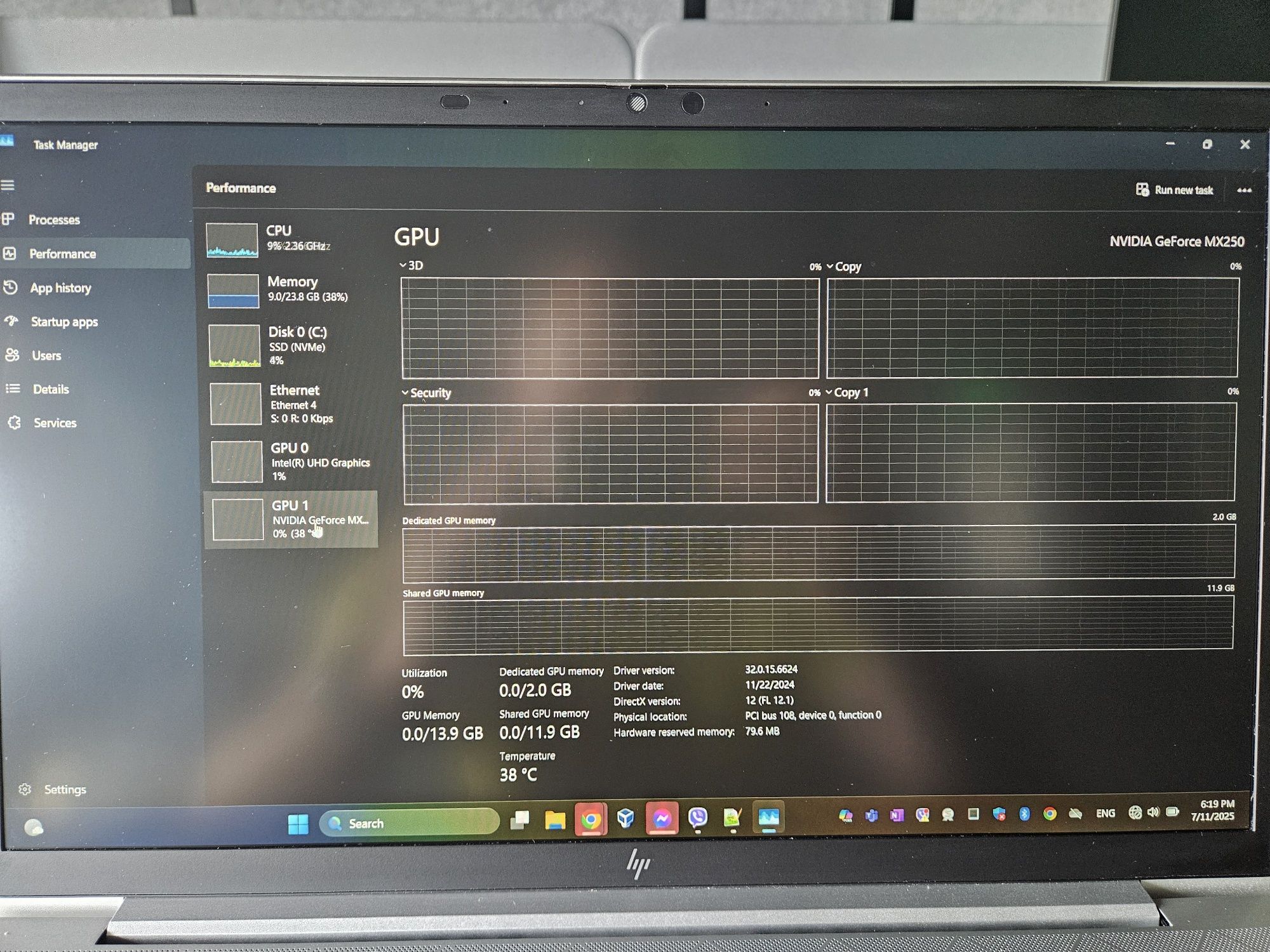 HP Elitebook 850 G7 Core i7-10510U / 24GB / 512GB SSD / Nvidia MX250