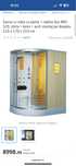 Vand sauna cu soba cu pietre si cabina de dus 2 in 1