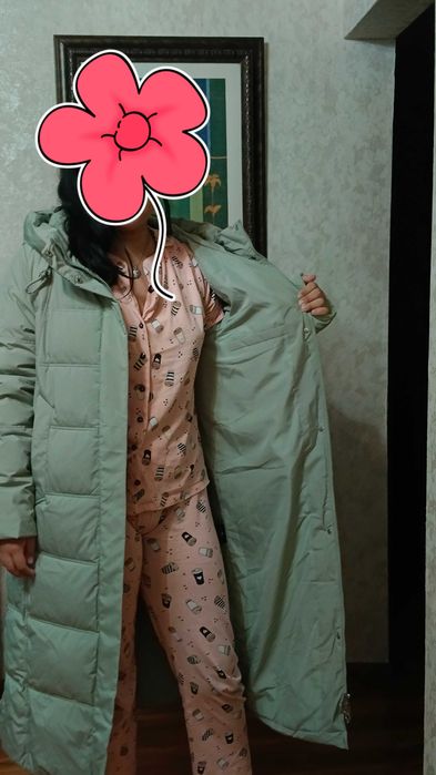 Пуховик женский тёплый