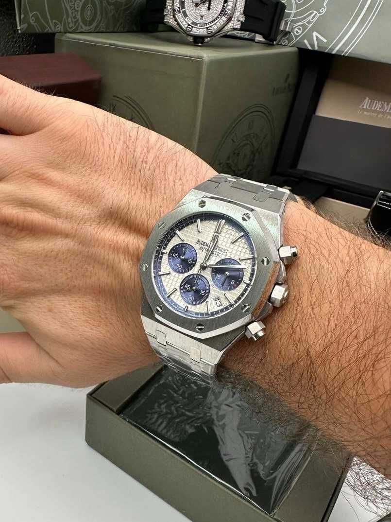 audemars piguet royal oak хроно сребро