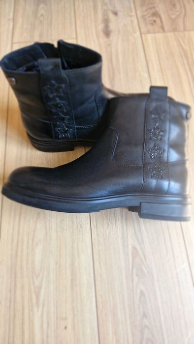 Gioseppo - ghete de piele Kisber, negre, marime 37