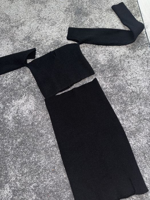 Черен сет пола и топ на alice evis