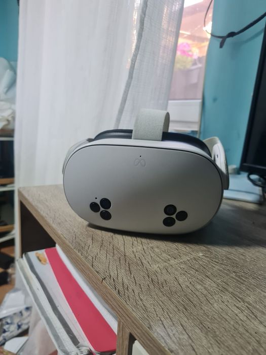 Ochelari VR meta quest 3s cu 2 baterii 10000mAh