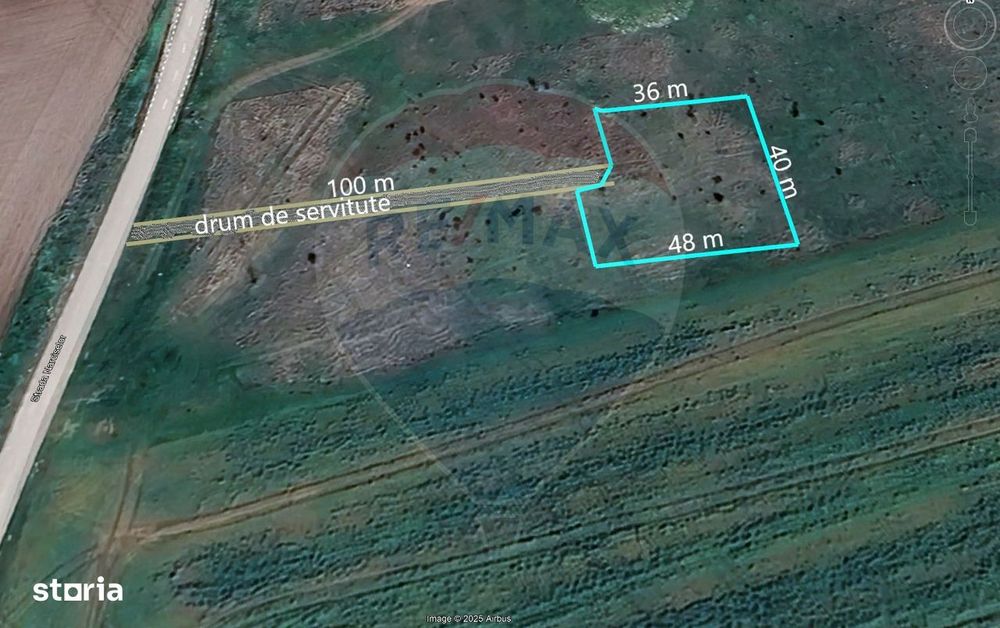 Teren 1.686 mp de vânzare | Domnești | Aproape de pasajul DNCB