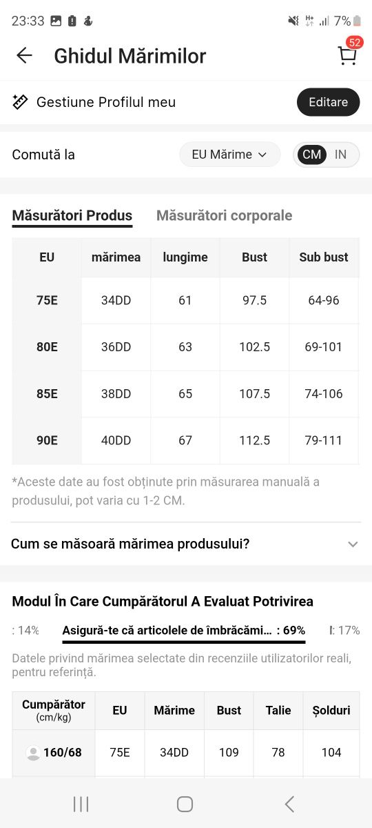 Costume de baie mărime mare