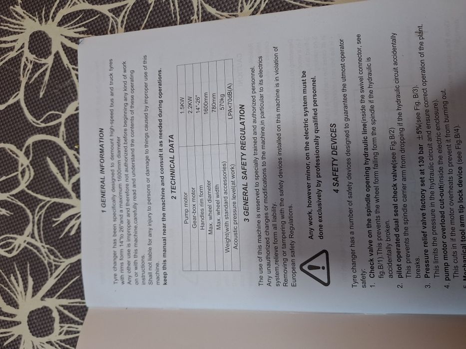 Presă dejantat roți vulcanizare scule nou