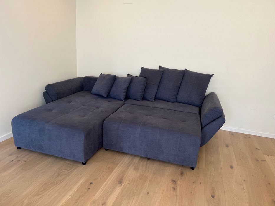 Coltar Gri Antracit, extensibil, spatiu de depozitare.