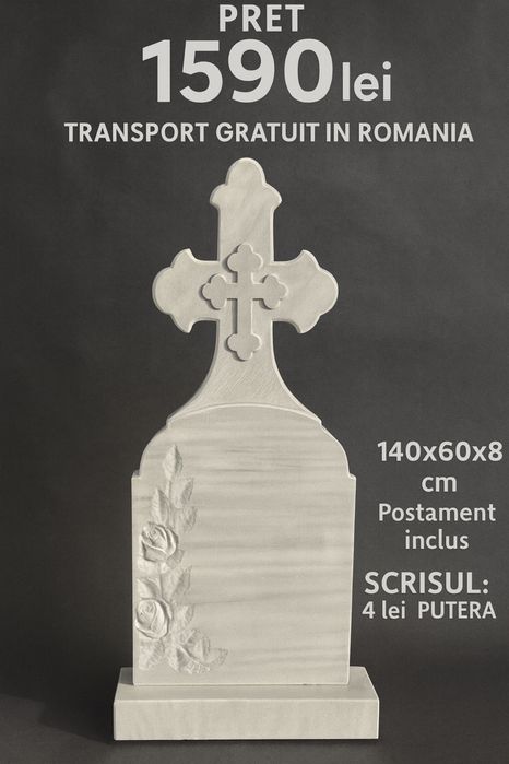 Monumente funerare, Transport gratuit oriunde in Romania