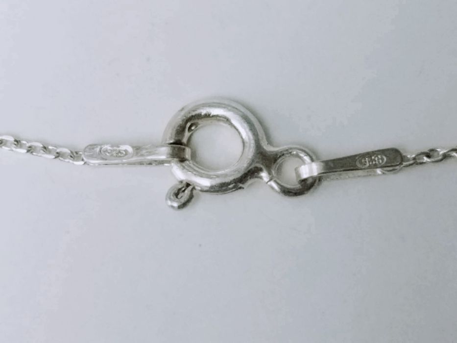 Colier/lant din argint 925, cu pandantiv argint 925, dreamcatcher