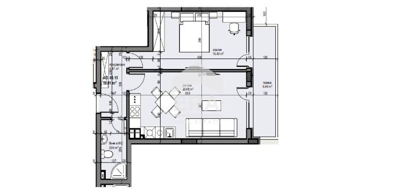 Продава се Двустаен апартамент в Банкя - 101 кв.м за 1585 €/кв.м - Снимка #2