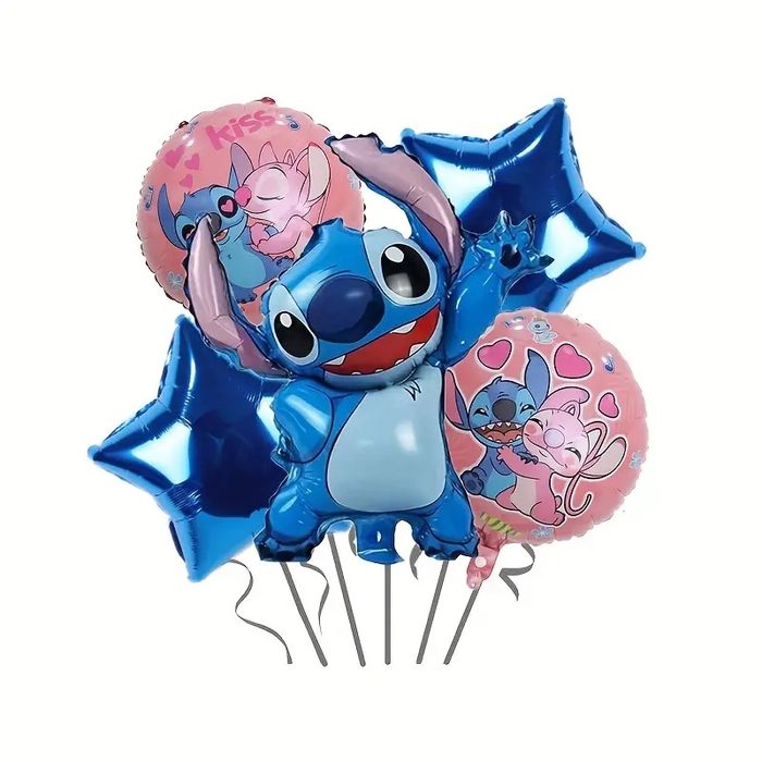 Stitch & Angel парти сет и фолиеви балони