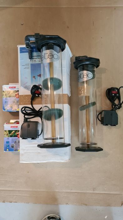 Reactoare cu pat fluidizat + pompe pentru acvarii