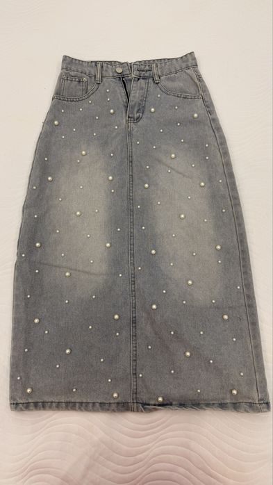 Модная джинсовая юбка