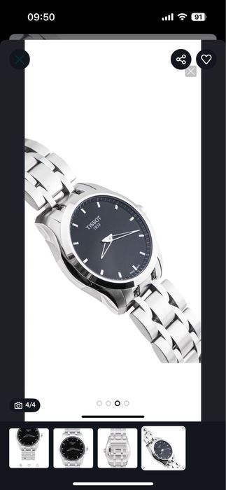 Ceas unisex Tissot 1853, T-Trend Couturier nou