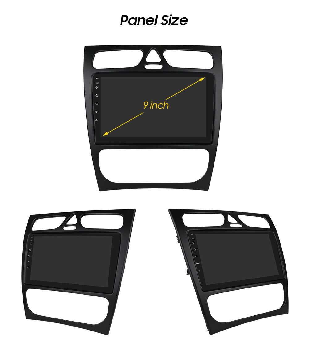 Адапторна рамка 9 Inch  двоен дин Mercedes W203 W209 W639 W463