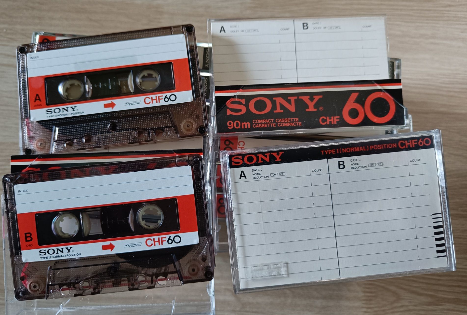 16x Sony CHF 60/90 casete audio