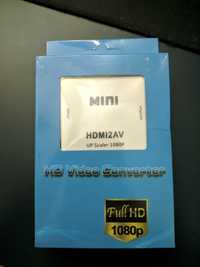 HDMI към RCA/камбанки - конвертор/преобразувател