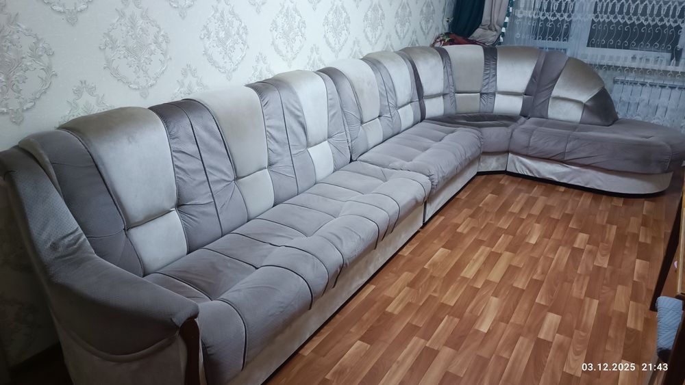 Продам б/у угловой диван в хорошем состоянийй