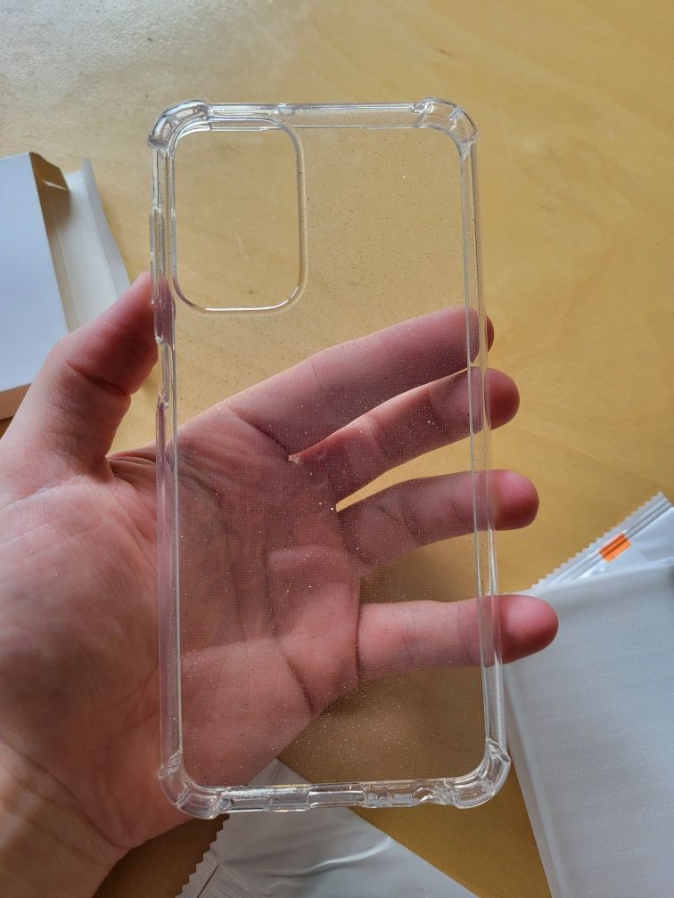 Прозрачен калъф - Samsung A23 case + 2 протектора