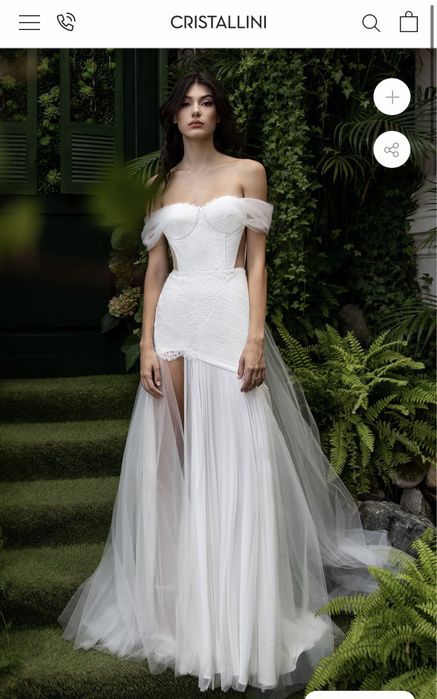 Rochie mireasaCristallini