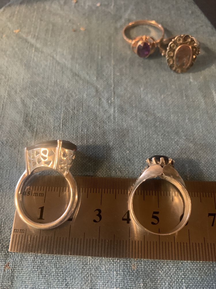 Сребърни пръстени-925 с аметист