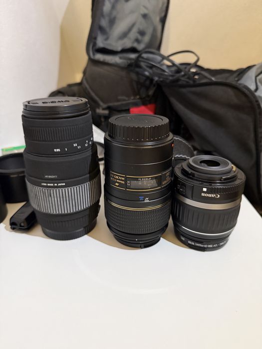 Aparat foto + trei obiective