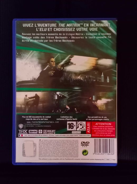 The Matrix Path of Neo PS2 PlayStation 2