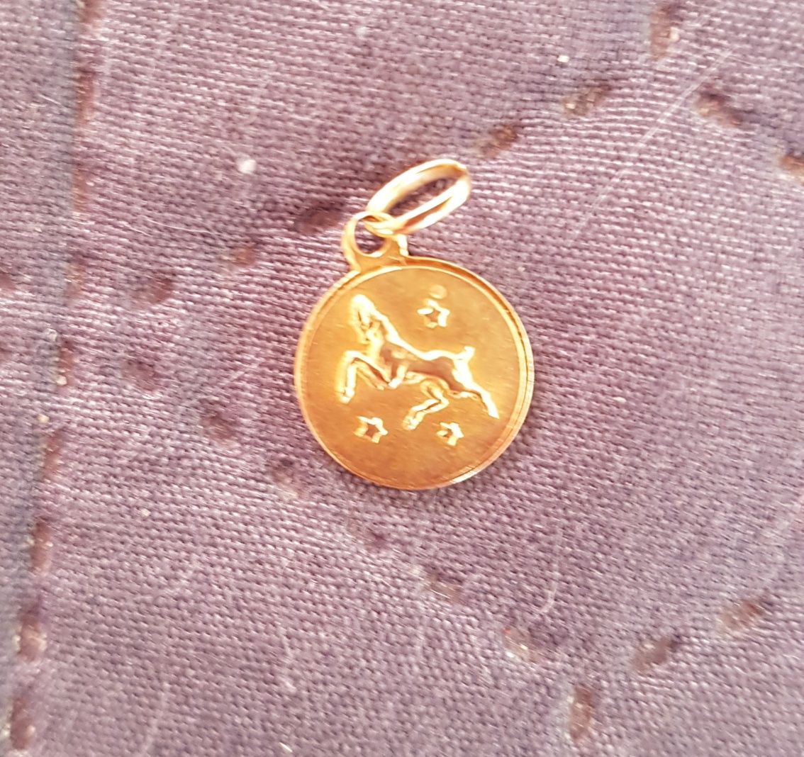 Medalion aur Zodia Capricorn