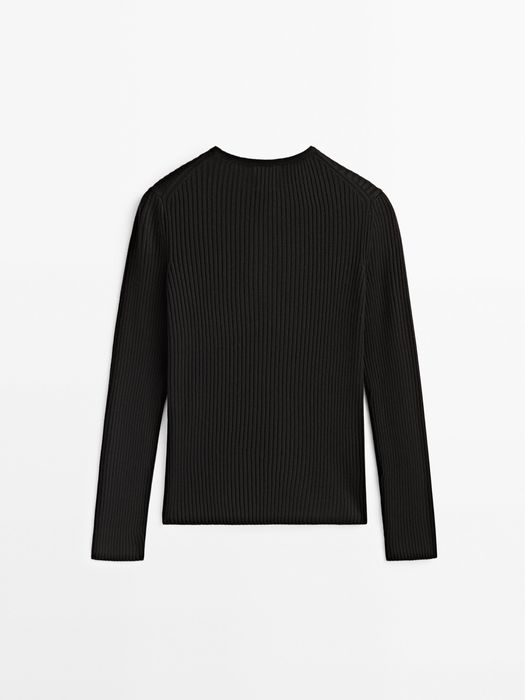 Pulover reiat Massimo Dutti