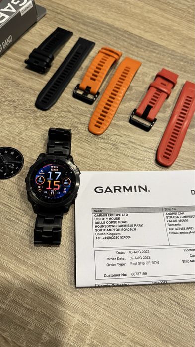 Garmin Epix Gen 2 Titanium Black Sapphire Amoled