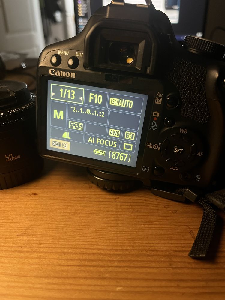 Canon EOS 500D с два обектива – Отлично състояние