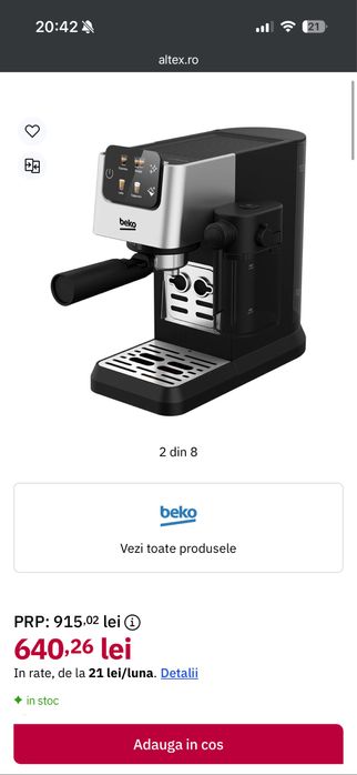 Espressor manual Beko CaffeExperto