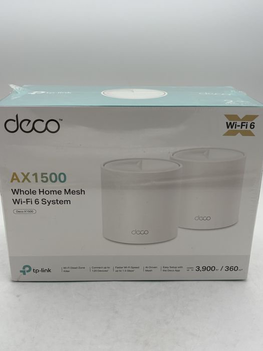 TP-LINK Deco X1500 AX 1500, 2 pack, sigilat, transport inclus