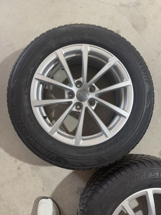 Jante aliaj r17 Audi + anvelope iarna