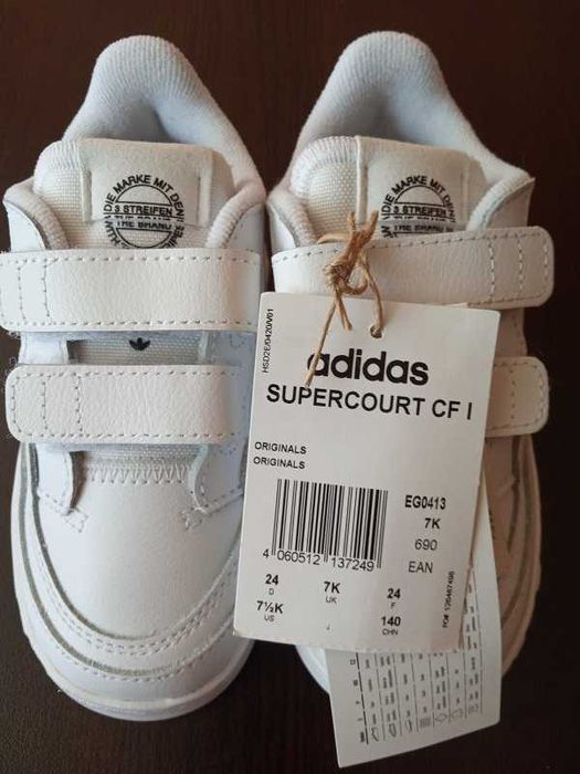 Маратонки Adidas Supercourt Cf I Originals  от естествена кожа
